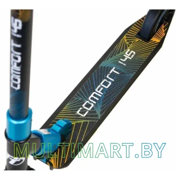Самокат Tech Team Comfort 145R 2021 (черный/синий) картинка 5